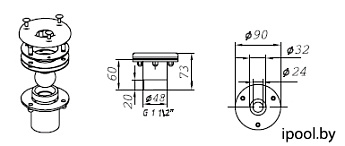 0-Форсунка стеновая-мини АТ ext 1", пленка