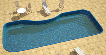 5-Композитный бассейн Гранд 9,0х3,6х1,8