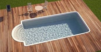 5-Композитный бассейн Элегант Ecoline 7,2х3,2х1,7