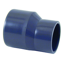 Эксцентриковый конический переходник нПВХ 90 - 75 х 63 мм