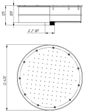0-Гейзер Д 420, АС плитка (AISI 316L)