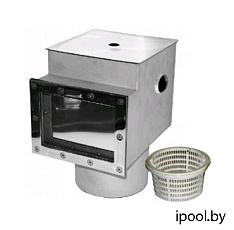 Скиммер универсальный V=25л с переливом, АТ int 2", пленка