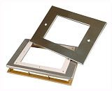 Комплект фланца скиммера AllFit,3-х составн. c накладкой из нерж.стали