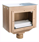 Скиммер под плитку из бронзы AllFit, 1 выход, 160 мм