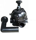 Клапан 6-поз. 1,5" боковой для фильтров серий V, P, Max (black)