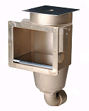 Скиммер под плитку из бронзы AllFit, 1 выход