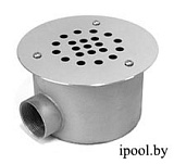 Донный слив круглый D=155мм, АТ int 1 1/2", плитка