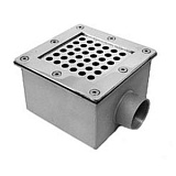 Донный слив квадратный, 200х200 мм, АТ ext 2 1/2", пленка