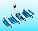 Щетка для пылесоса 8-ми роликовая с боковым ворсом