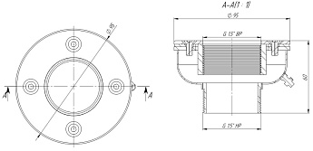 0-Адаптер 1,5"х1,5" (пылесоса) пленка, AC