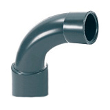 Отвод нПВХ плавный 90 гр. 355мм