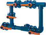 Пятивентильная группа 160 -160 мм PVC-U